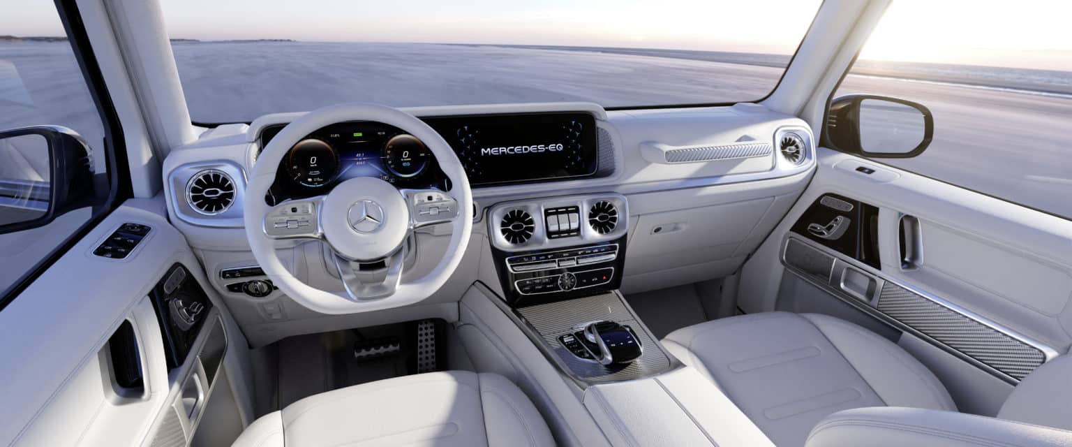 MercedesBenz Elektrifizierte GKlasse kommt 2024 mit vier Motoren
