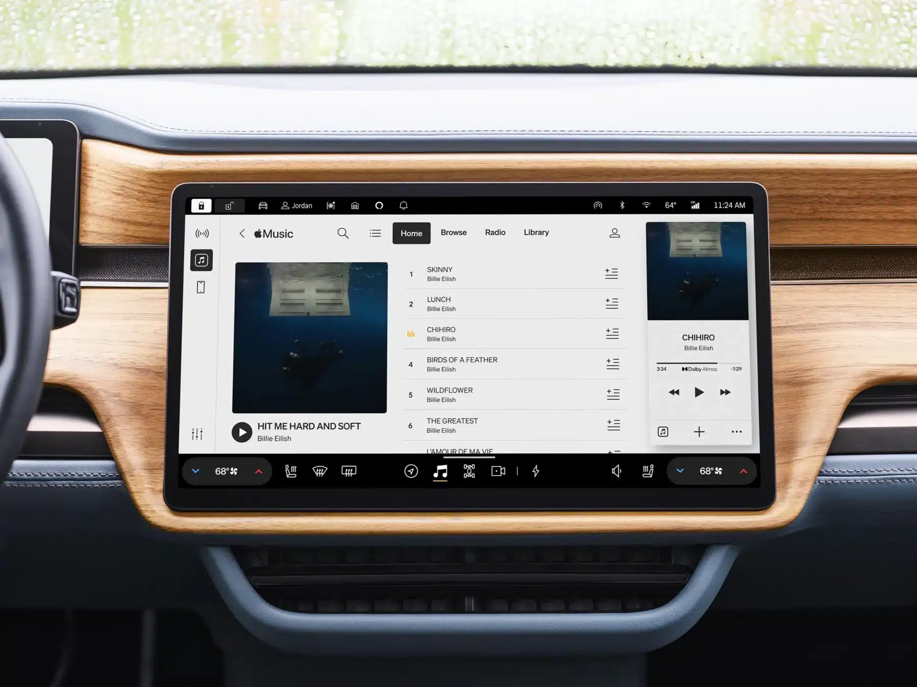 Rivian mit Apple Music