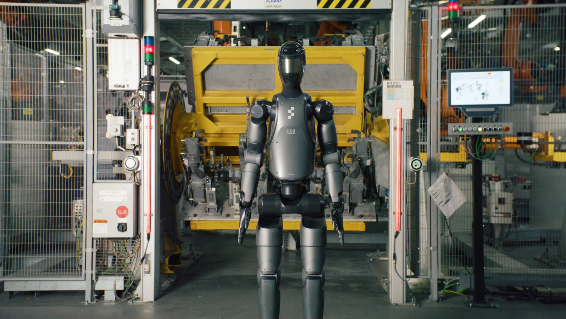 grauer humanoider Roboter, Produktion, BMW