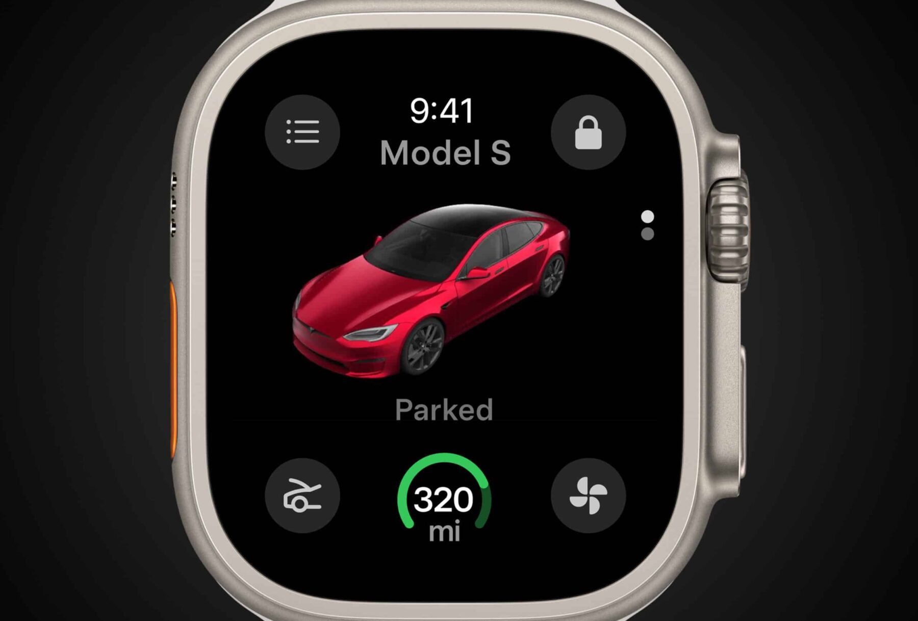 Tesla Apple Watch App